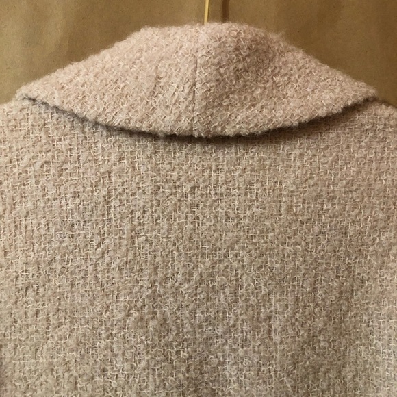 Eileen Fisher | Boucle Weave Wool Blend Textured Blazer Shawl Collar Size S - Picture 7 of 9